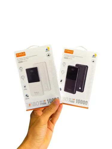 Carregador Portátil Turbo 22.5W 10000mAh Alpha Gold