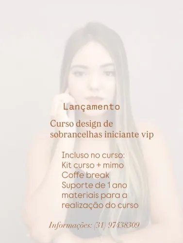 Curso design de sobrancelha e extensão de cílios 