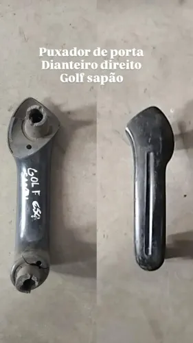 Puxador de porta dianteiro direito Golf sapão (com detalhes onde prende)<br>50$