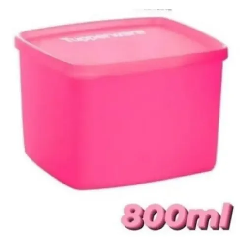 Tupperware Jeitoso Rosa Pink 800ml