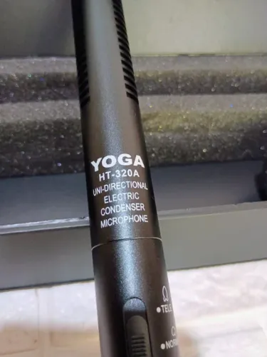 Microfone YOGA HT-320A Unidirecional | Novo na Caixa