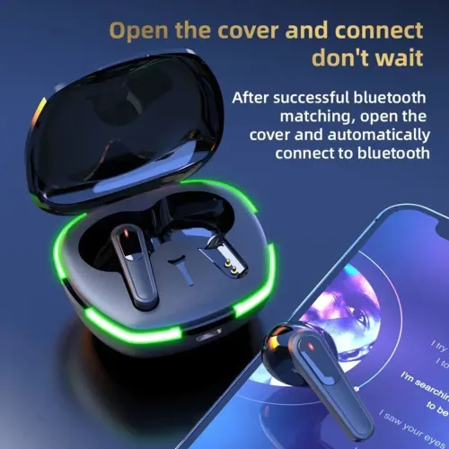 Fone de ouvido bluetooth Pro 80 redução de ruído display led