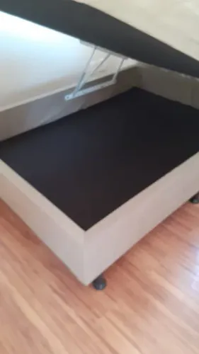 Cama box baú casal em espuma conjugada, direto da fábrica várias cores disponíveis 