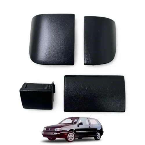 Tampa cega botão falso painel Golf mk3 GTI GLX GL Original kit 4 peças