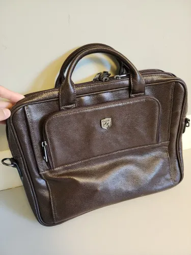 Pasta Executiva Couribi de Couro Marrom