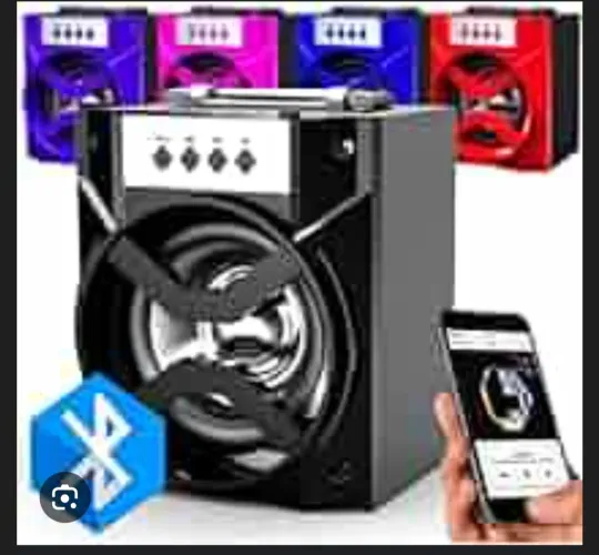 Caixa som bluetoff pendrive e cartao