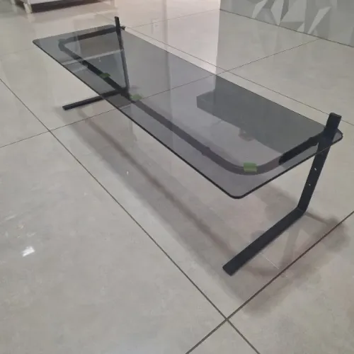 Suporte de Mesa para Monitor com Vidro Fumê