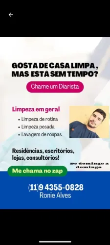 DIARISTA MASCULINO 