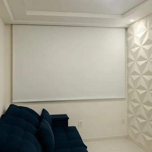 Persiana em tecido para sala