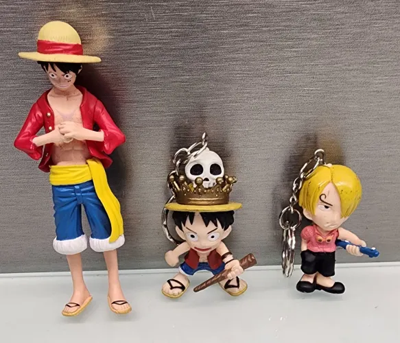 Kit 3 Bonecos One Piece