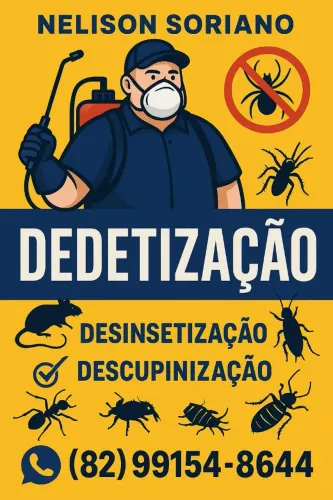 Detetizacão, Descupinizacão e Desinsetizacão