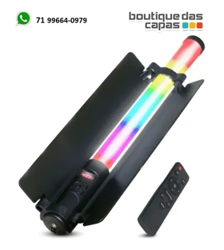 Bastão De Led Profissional Fotos Defletor Luz Rgb Iluminador Or-pl05 selfie live youtuber