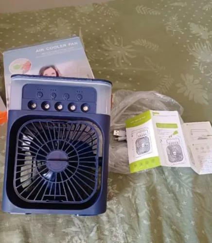 Ventilador com umidificador led