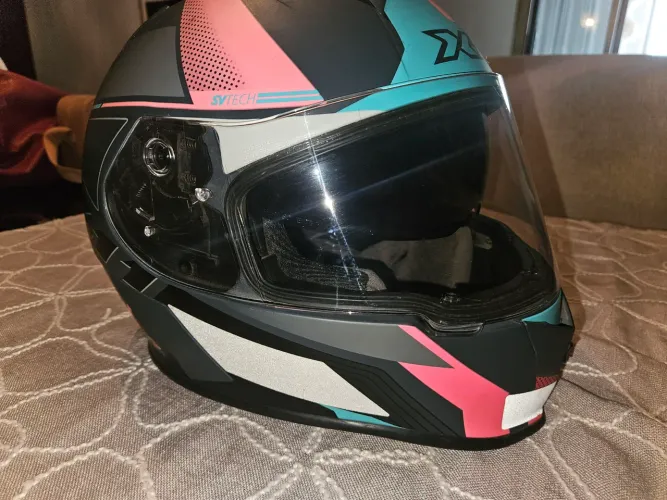 Capacete X11 Revo Pro Flagger Rosa 58