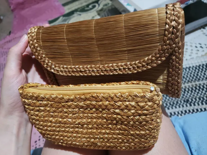 Bolsa capim dourado 