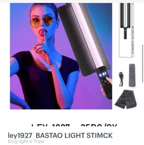 Bastão de led rgb para vídeos e fotos