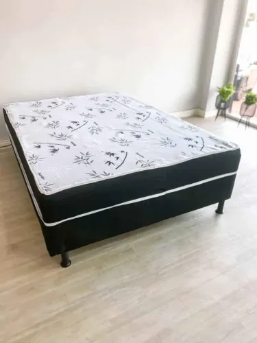 casal D33 com 15cm de espuma acoplada - nova - entrega gratis