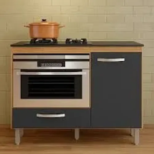 Oferta balcão fit freijo chumbo para cooktop 4/5 bocas