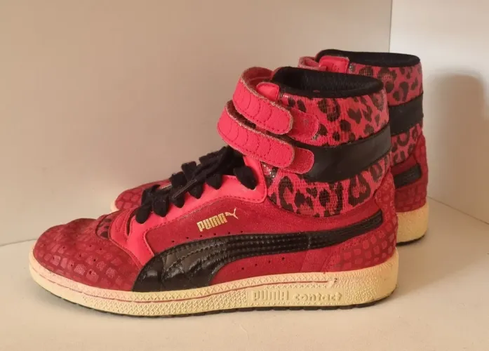 Tênis pink cano alto Puma Sky tamanho 36