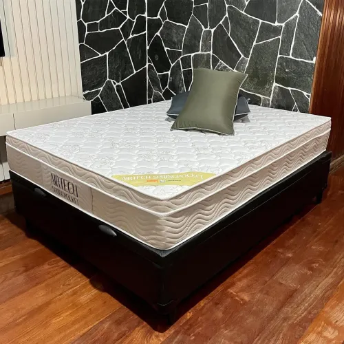 Cama baú +colchão Ortobom molas ensacadas