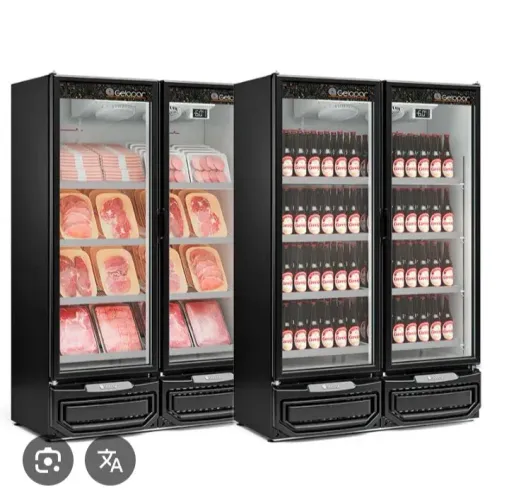 NZ. Refrigerador vertical carnes e cervejas 2 portas GELOPAR