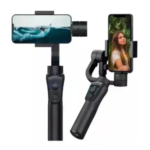 Estabilizador gimbal Bastão Anti Vibração vídeo e imagens celular camera
