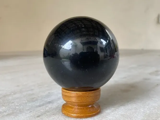 Esfera de Obsidiana Preta