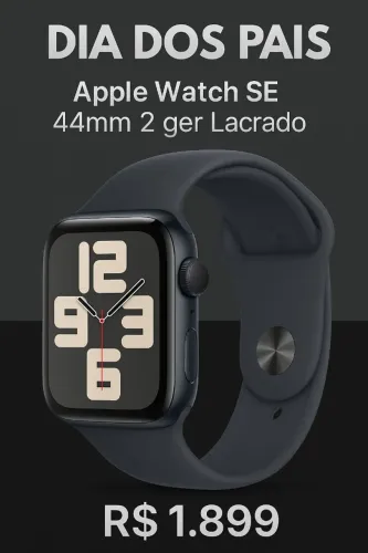 Apple Watch SE 2 geração 44 mm lacrados novos - nota fiscal