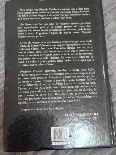 LIVRO PROFISSÃO VIAJANTE! Ótima leitura!