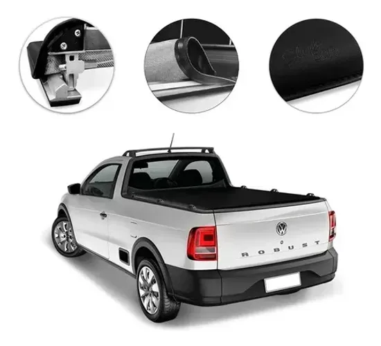 Capota Lona Maritima Vw Saveiro Simples 2010 A 2020 Slim Eco