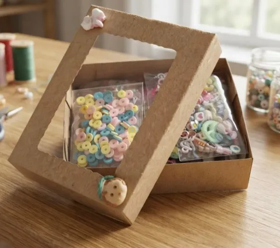 Kit De Miçangas Infantil 1500 Peças + Brindes