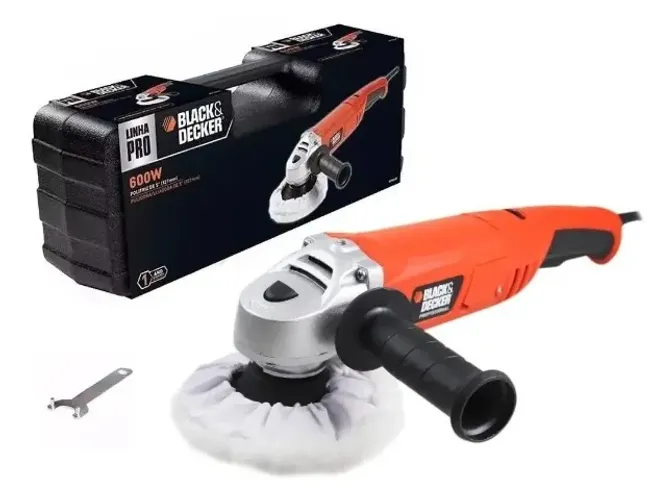 Lixadeira Politriz Profissional 5'' 600w DeWalt Wp600k Black&decker