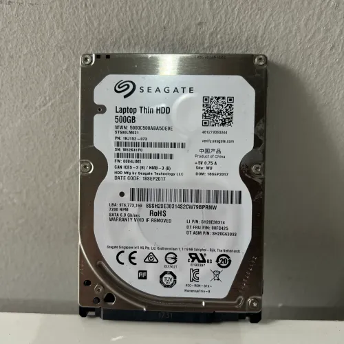 HD SEAGATE LAPTOP 500GB