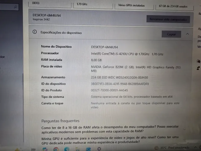 Oferta Notebook Dell