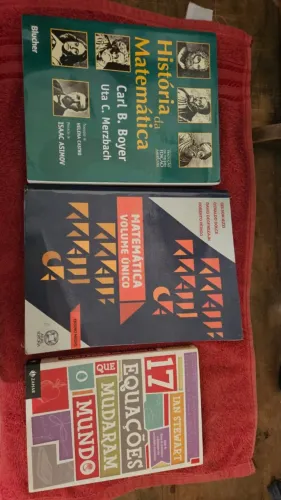 Lote 3 Livros Matemática: Iezzi + Boyer + Stewart
