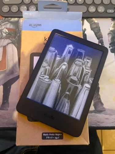 Livro digital da Amazon Kindle Black Preto 16Gb