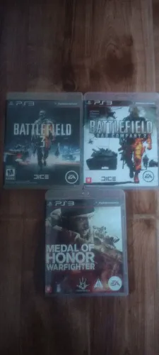 Batlefield e madal of honor ps3
