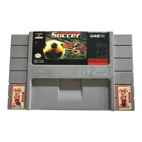Fita Original Snes Elite Soccer Gametek