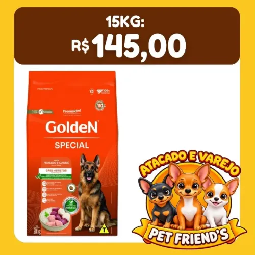 Ração golden mega oferta