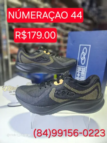 PROMOÇÃO TÊNIS OLYMPIKUS ORBITA NÚMERO 44-R$179.00 AV.