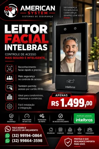 LEITOR FACIAL INTELBRAS