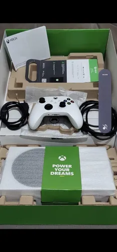 XBOX SERIES S COMPLETO IMPECÁVEL C NOTA FISCAL