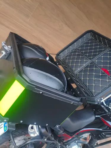 Baú para moto 65 litros de alumínio 