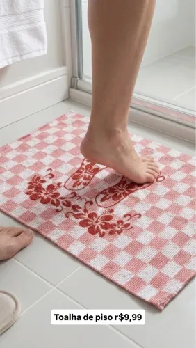Toalha Tapete de piso