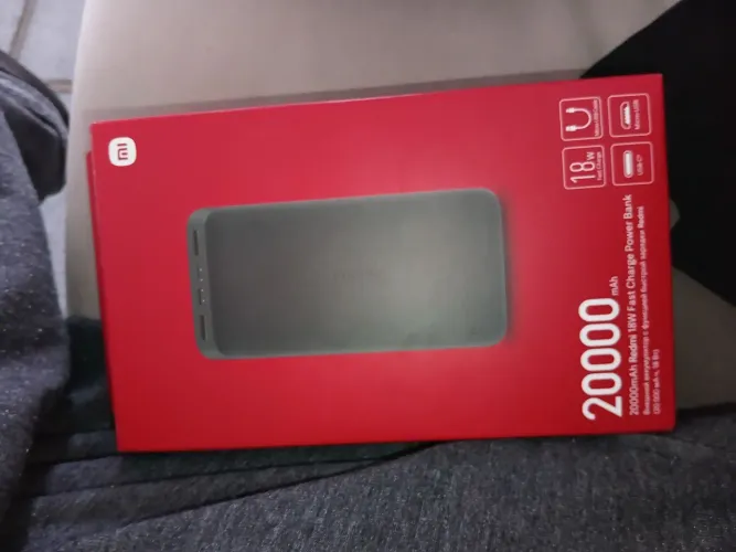 Carregador Portátil 20.000mAh Redmi