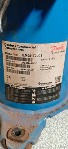 Compresor Danfoss tipo scroll