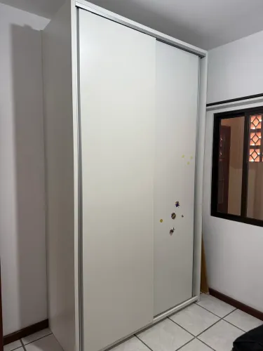 Guarda-roupas 2 portas MDF Branco