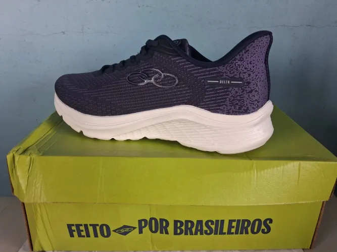 ?Tênis Olympikus Delta Marinho/Purple - Tamanho 41 (Novo na Caixa)