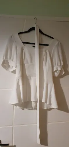 Blusa Branca Manga Curta - P. A Concept