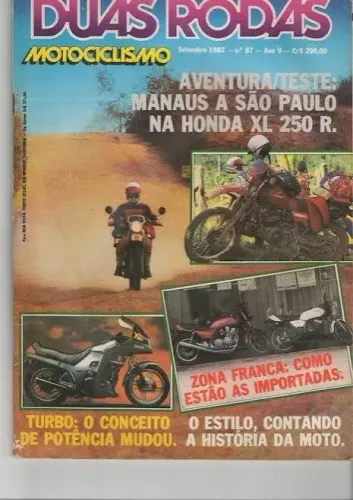 COLEÇÃO DE REVISTAS DUAS RODAS PRIMEIROS NUMEROS ANTIGAS